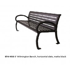 8 foot WILMINGTON BENCH WITH BACK SLAT PC