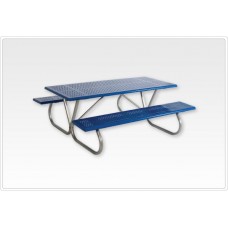 Rectangular 10 Foot Picnic Table Walk Through 10 foot Beveled